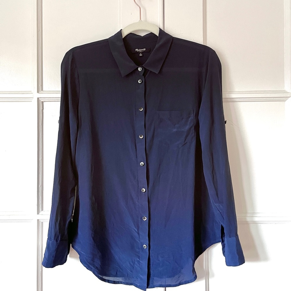 Madewell Silk Buttondown